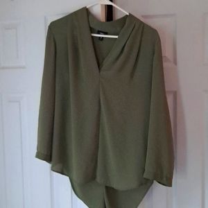 Mossimo Women's Green Blouse - Size M